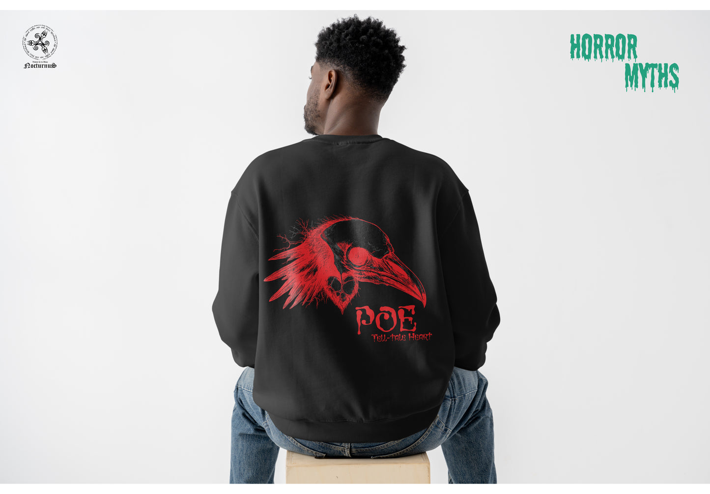 Sudadera básica cuello redondo