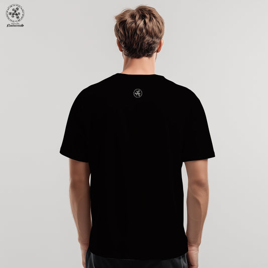 Playera manga corta estampada